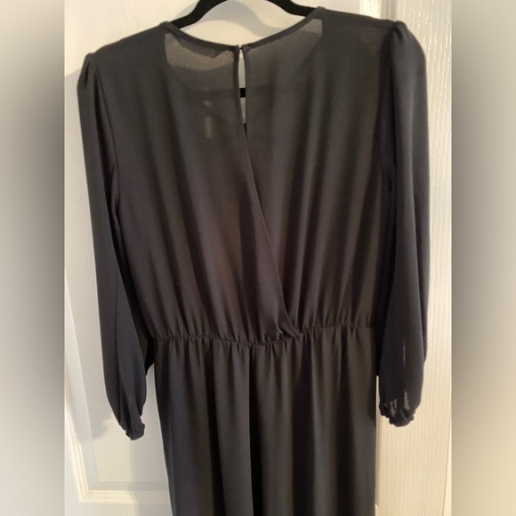 BCBG Wide Leg Black Jumpsuit - Picture 7 of 7